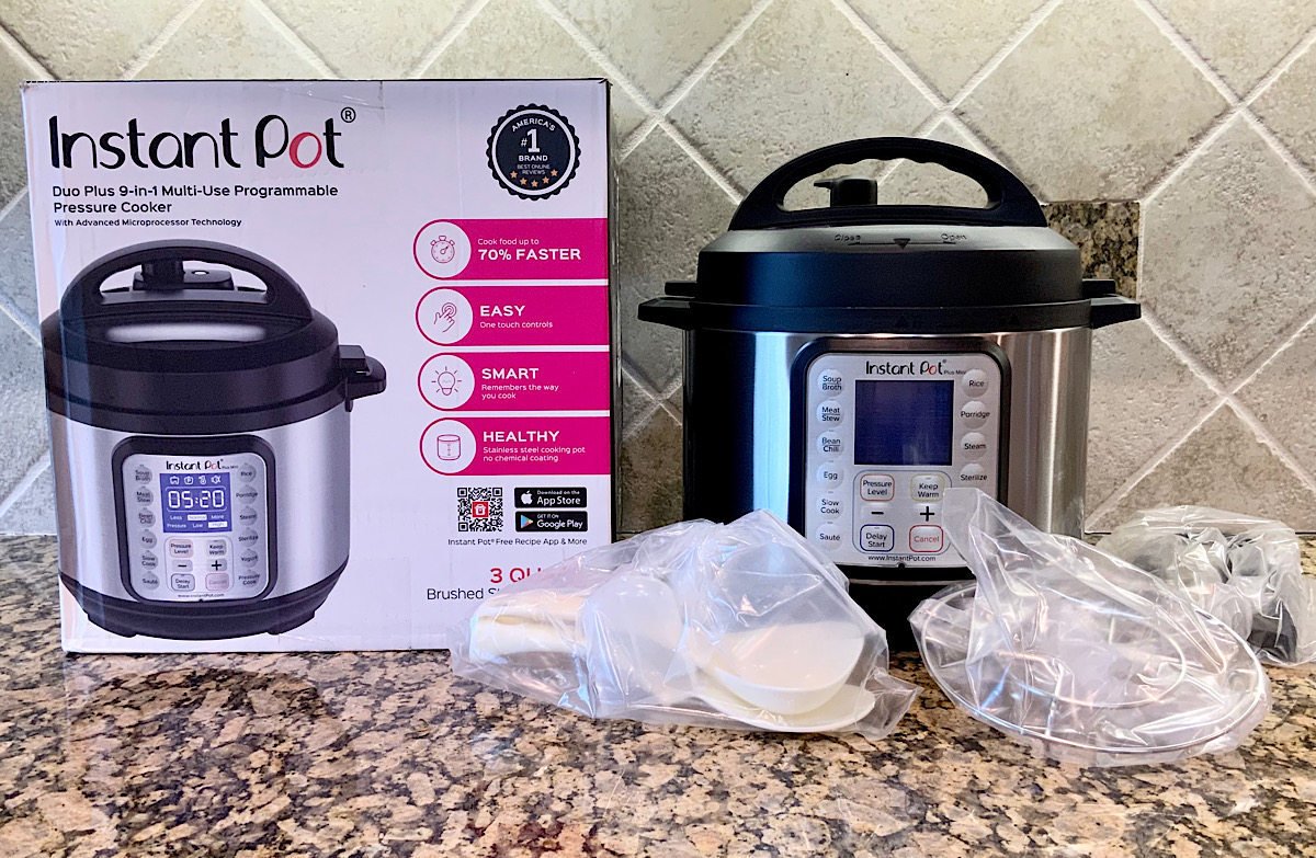 Instant Pot Duo Plus Mini 9-in-1 Electric Pressure Cooker, Sterilizer, Slow  Cooker, Rice Cooker, Steamer, Sauté, Yogurt Maker, and Warmer, 3 Quart, 13  One-Touch Programs 